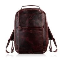 plecak skórzany kasztanowy na laptopa 15,6″ a4 premium skóra naturalna