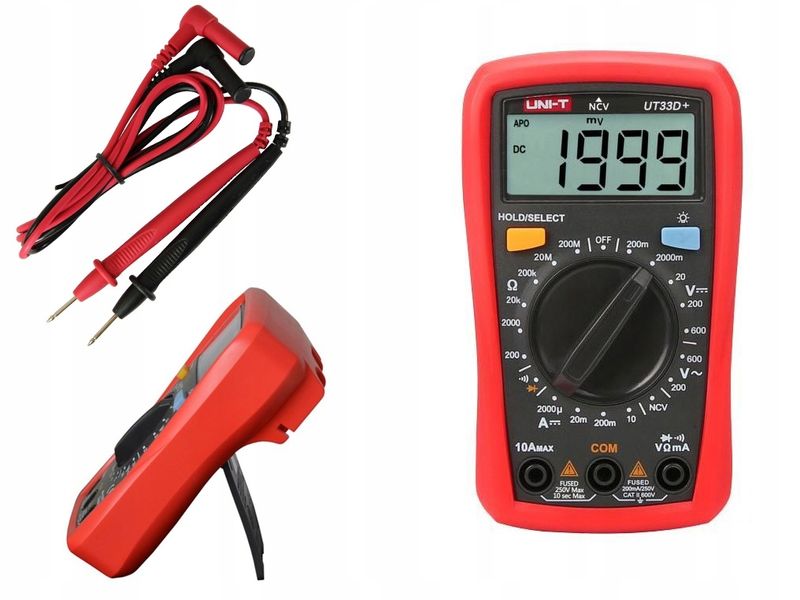 Miernik Prądu Uniwersalny Uni-T Ut33D+ Detekcja zdjęcie 4