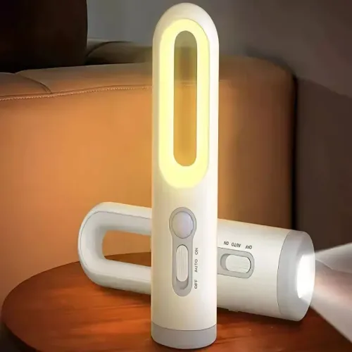 Lampka nocna led z czujnikiem ruchu i funkcją latarki bezprzewodowa na Arena.pl