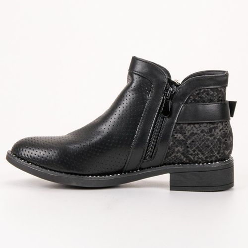 Czarne Botki Snake Print r.41 na Arena.pl
