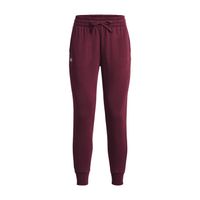 Spodnie treningowe damskie Under Armour Rival Fleece dark maroon/white L