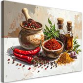 Obraz do kuchni jadalni restauracji, Papryczki chili 45x30