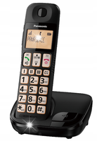 Telefon bezprzewodowy PANASONIC KX-TGE110PDB