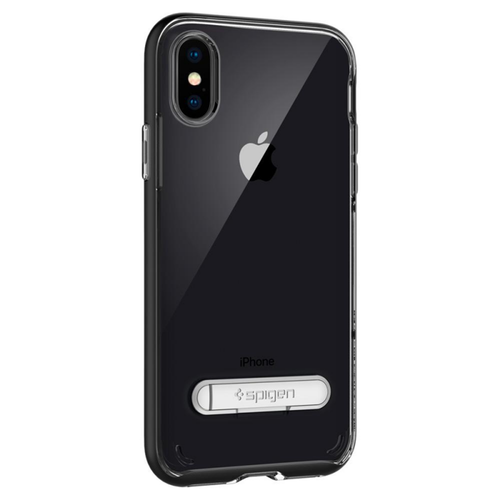 SPIGEN CRYSTAL HYBRID Apple iPhone X - BLACK na Arena.pl