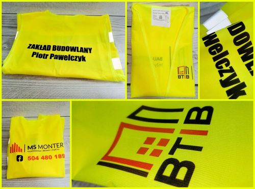 KAMIZELKA ODBLASKOWA z nadrukiem PAN MŁODY TOMEK na Arena.pl