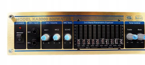 KOLUMNY ESTRADOWE 600W WZMACNIACZ 300W BLUETOOTH na Arena.pl