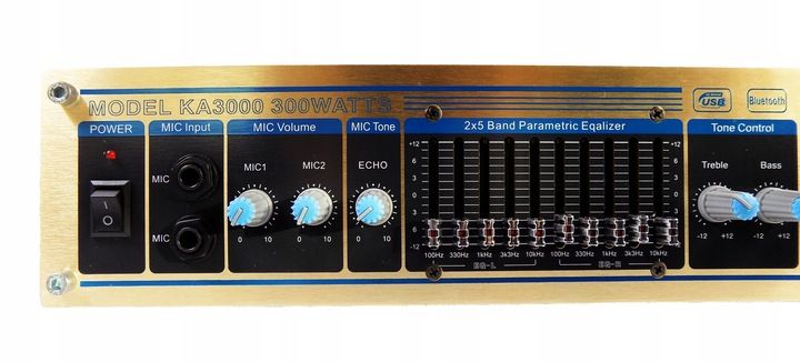 KOLUMNY ESTRADOWE 600W WZMACNIACZ 300W BLUETOOTH zdjęcie 2