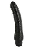 Żelowy Naturalny Czarny Wibrator Penis 0289