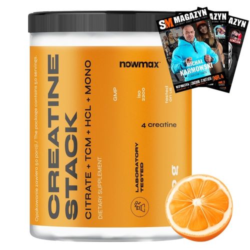 nowmax CREATINE STACK 500 g KREATYNA HCL TCM MONO STACK KREATYNOWY MATRIX na Arena.pl