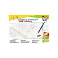 Blok Techniczny A3/10 Biały 150G Gimbo 6737 A'6