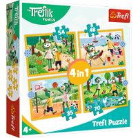PUZZLE 4W1 TREFLIKI NA WAKACJACH 34623