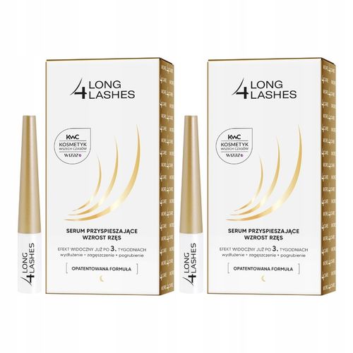 Zestaw Long4Lashes Serum przyspieszające wzrost rzęs 2 opakowania aż 6 ml na Arena.pl