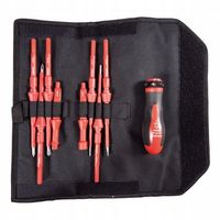 HAUPA ZESTAW ŚRUBOKRĘTÓW VARIO VDE 1000V WYMIENNE KOŃCÓWKI