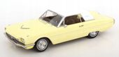 KK SCALE FORD THUNDERBIRD Hardtop Coupe 1966 Light yellow/white 1:18