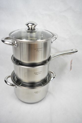 GARNKI HOFFMAN 12  GAZ INDUKCJA na Arena.pl