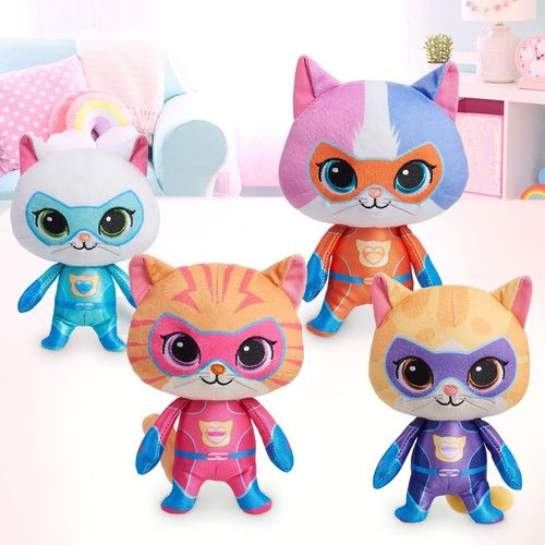 DISNEY JUNIOR SUPERKOTY SUPER KITTIES PLUSZAK MASKOTKA BITSY KIZIA 17 CM na Arena.pl