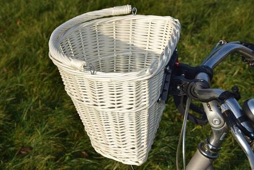 Kosz wiklinowy na rower koszyk ROWEROWY na click wiklina polski 3 kolory na Arena.pl