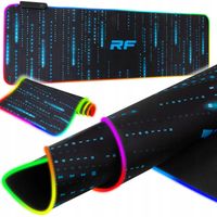 DUŻA GAMINGOWA PODKŁADKA POD MYSZ MYSZKĘ NA BIURKO DO KOMPUTERA PC XXL RGB