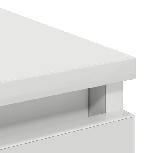 Komoda Biała 37,5x35x76 cm Drewno klejone na Arena.pl