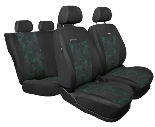 Uniwersalne welurowe pokrowce ELEGANCE ZIELONE do KIA STINGER na Arena.pl