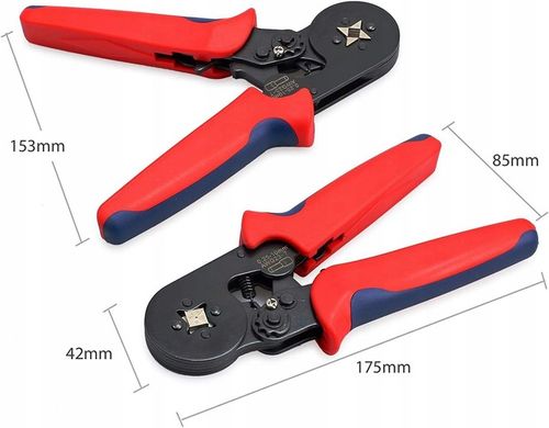 Zaciskarka Ręczna Do Tulejek Zaciskowych Konektorów Kabli Praska + 1200szt na Arena.pl