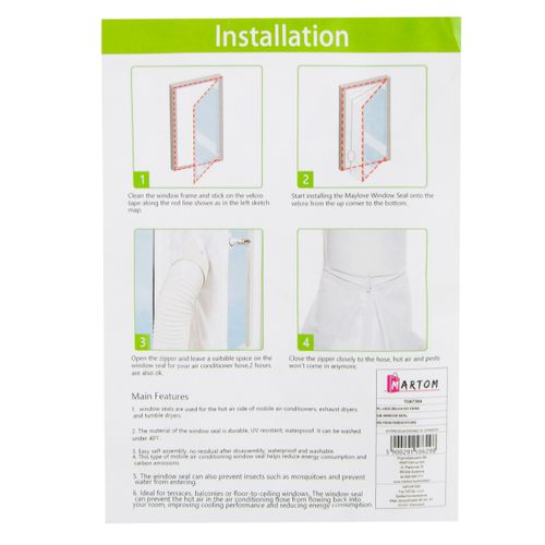 USZCZELKA DO OKNA DO KLIMATYZATORA 300CM BIAŁA na Arena.pl