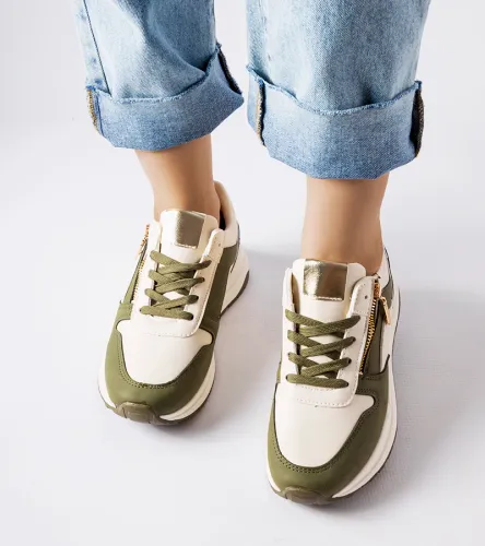 Biało-zielone sneakersy Cecchi 41 na Arena.pl