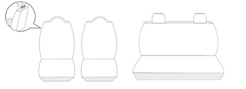 Skoda Citigo od 2011 Pokrowce dopasowane na miarę na Arena.pl
