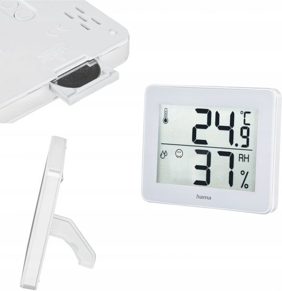 Termometr higrometr Hama TH-130 biały zdjęcie 1