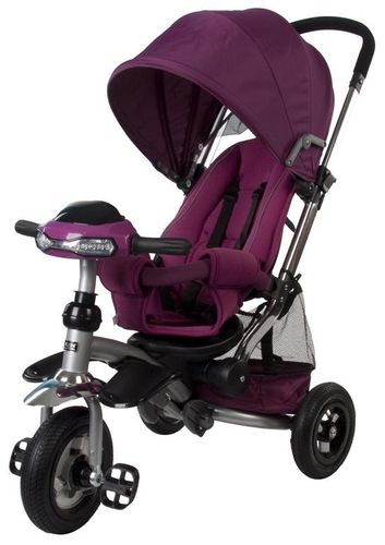 Rowerek trójkołowy - bordowy na Arena.pl