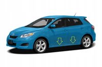 Toyota Matrix 2003-2014 - Listwy chrom boczne drzwi chromowane ochronne