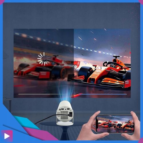 Projektor Rzutnik Android TV WiFi SMART Bluetooth 5.0 HD 4K Ekran 150 na Arena.pl