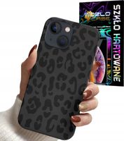 ETUI DO IPHONE 14 - PANTERKA MODNE DAMSKIE WZORY + SZKŁO