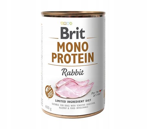 BRIT MONO PROTEIN RABBIT 6x400g karma mokra na Arena.pl