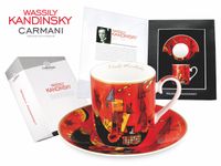 Kpl. Filiżanka ze spodkiem Wassily Kandinsky With and against 1929r CARMANI