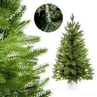 TYLKO U NAS CHOINKA SZTUCZNA ŚWIERK NATURALNY PE W DONICZCE 120 cm JAK ŻYWA