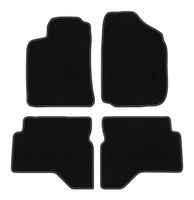 Dywaniki welurowe BASIC do Mitsubishi Pajero Sport I 1996-2008 czarne