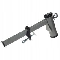 Uchwyt do parasola na murek, do 35 mm szary