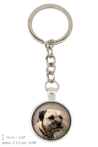 Brelok handmade z pieskiem - Border Terrier na Arena.pl