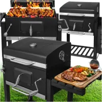 Grill Węglowy ogrodowy z żeliwnym rusztem 57 x 43 cm