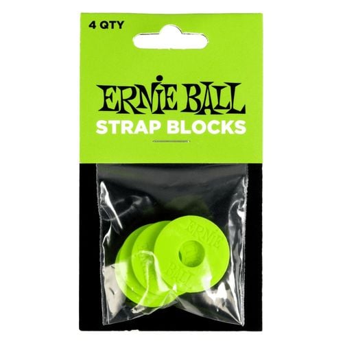Zabezpieczenie paska Strap Blocks Ernie Ball 5622 4 szt. Zielone na Arena.pl