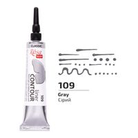 farba akrylowa konturówka szara nr.109 20 ml rosa talent koh-i-noor