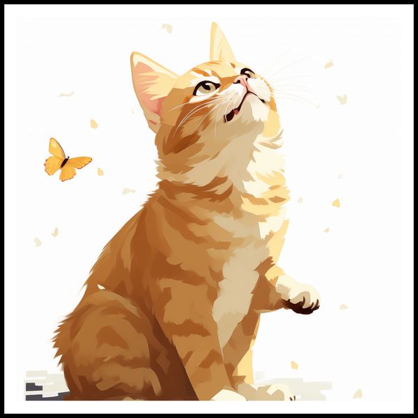 Plakat 90x90cm Motyle i Marzenia zdjęcie 3