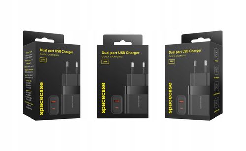 Spacecase Usb Charger 20W Sc001B Black na Arena.pl
