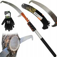 PIŁA DO CIĘCIA GAŁĘZI Z HAKIEM NA WYSIĘGNIKU RĘCZNA TELESKOPOWA 5,5M ZESTAW