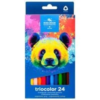 kredki triocolor 3144 24 kol. 9 mm niedźwiedź 3040