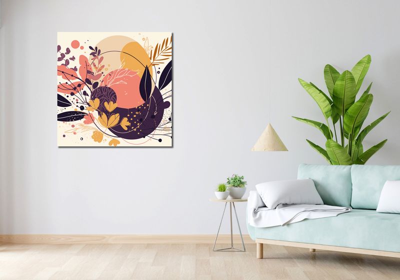 Obraz 90x90cm Wigor Kształtów zdjęcie 2