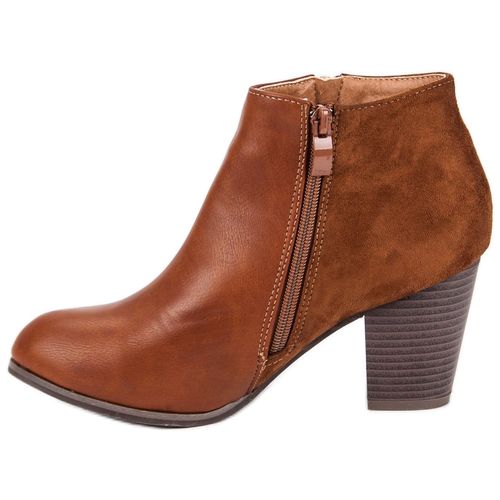 Jesienne camelowe botki r.38 na Arena.pl