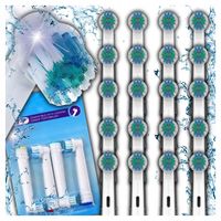 20x KOŃCÓWKI DO SZCZOTECZKI BRAUN ORAL-B ELEKTRYCZNEJ ORAL B ZESTAW 20