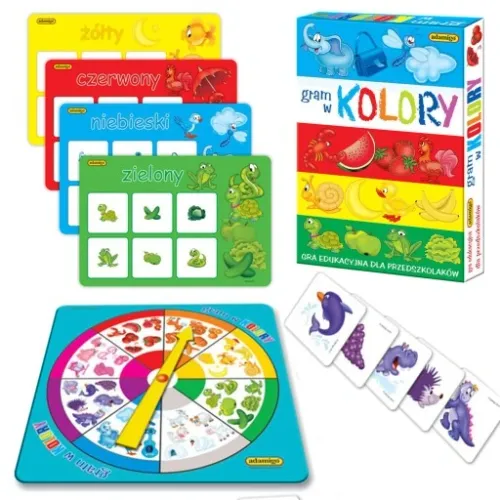 GRA EDUKACYJNA dla 4 Latka Gram w Kolory ZABAWA na Arena.pl